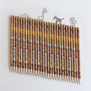 동물모양 연필 - 사파리